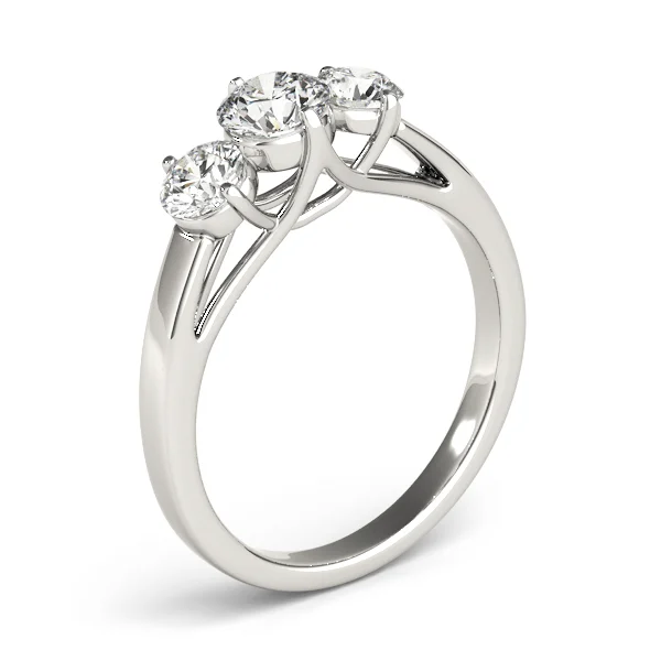3-Stone Trellis Engagement Rings - Image 4
