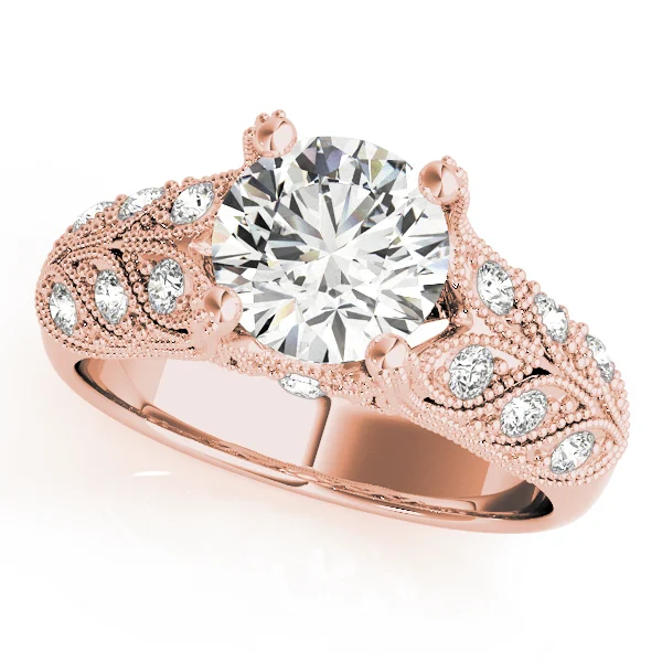 Vintage Inspired Filigree Engagement Ring - Image 9