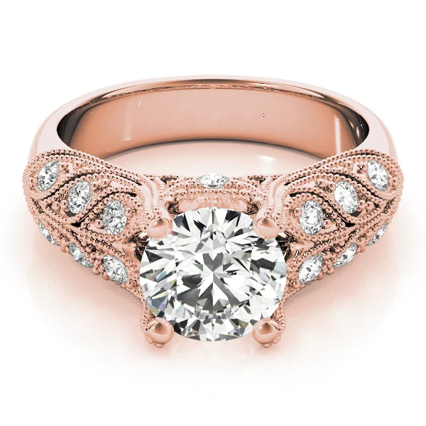 Vintage Inspired Filigree Engagement Ring - Image 11
