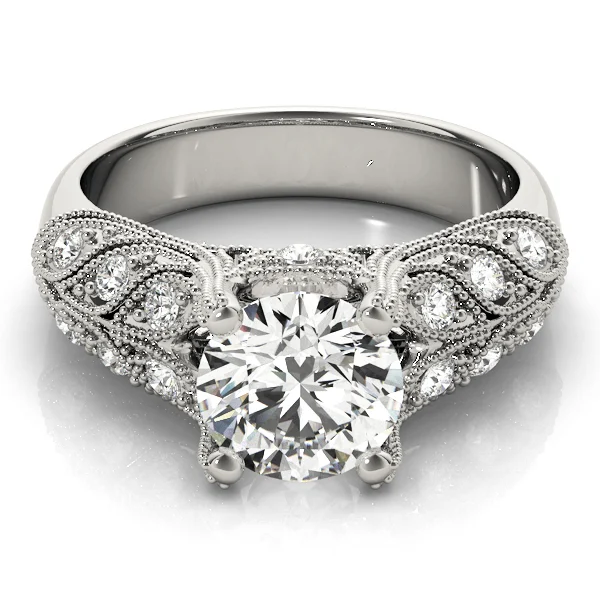 Vintage Inspired Filigree Engagement Ring - Image 3