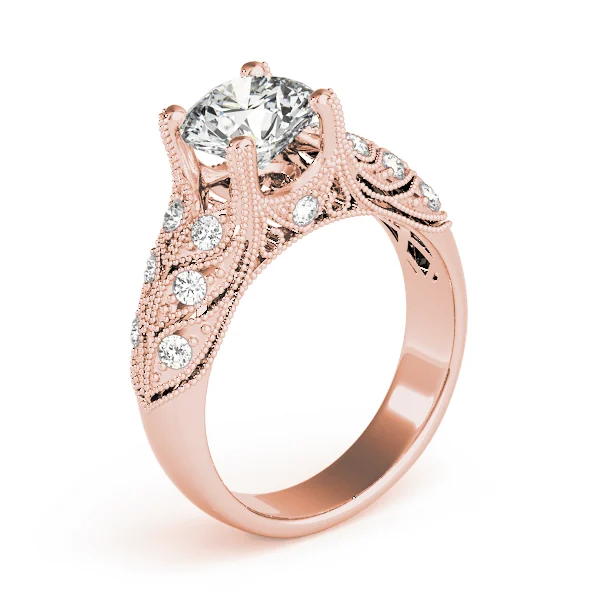 Vintage Inspired Filigree Engagement Ring - Image 12