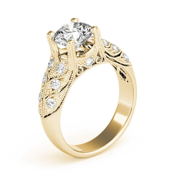 Vintage Inspired Filigree Engagement Ring - Image 8