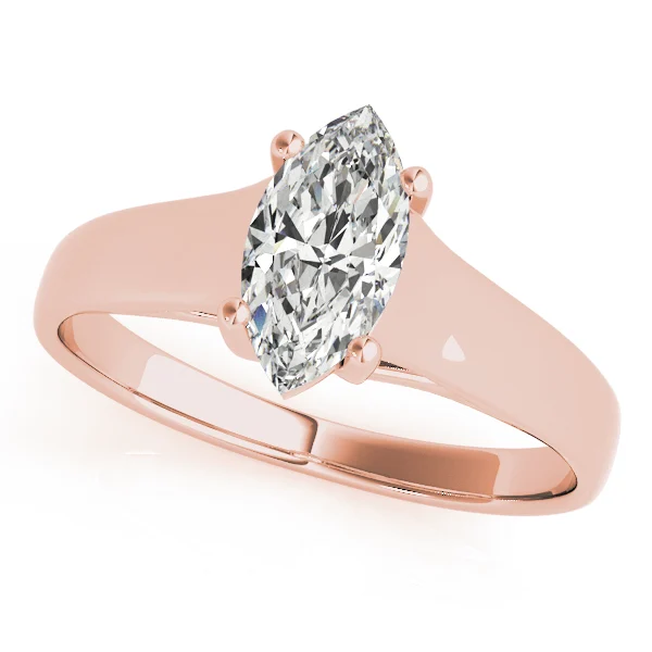 Solitaire Trellis Engagement Ring - Image 9
