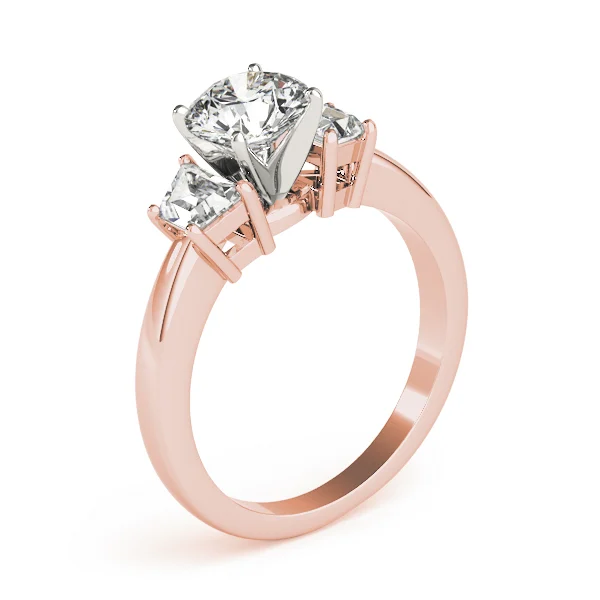 3-Stone Trapezoid Engagement Ring - Image 12