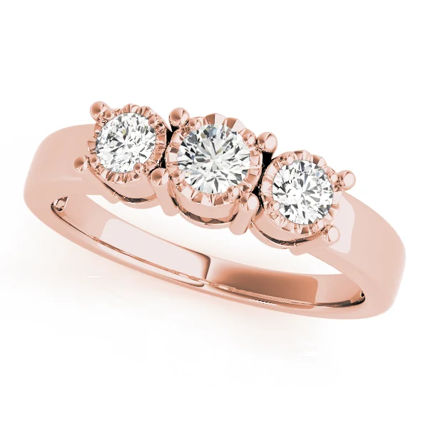3-Stone Prong Set Engagement Ring - Image 9