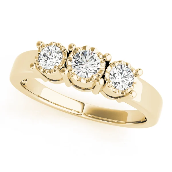 3-Stone Prong Set Engagement Ring - Image 5