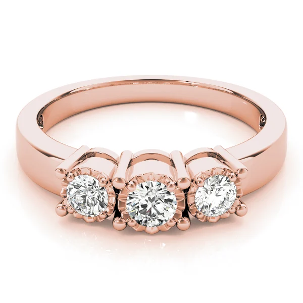 3-Stone Prong Set Engagement Ring - Image 11
