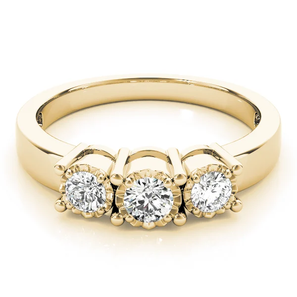 3-Stone Prong Set Engagement Ring - Image 7