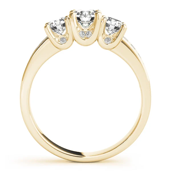 3-Stone Channel Set Engagement Ring - Image 3