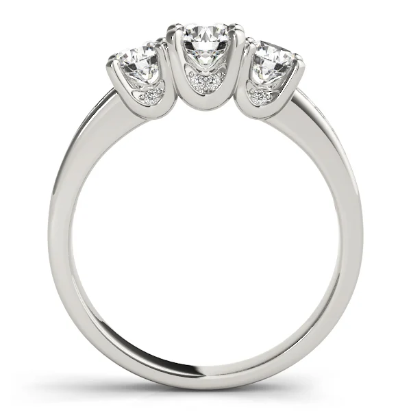 3-Stone Channel Set Engagement Ring - Image 2
