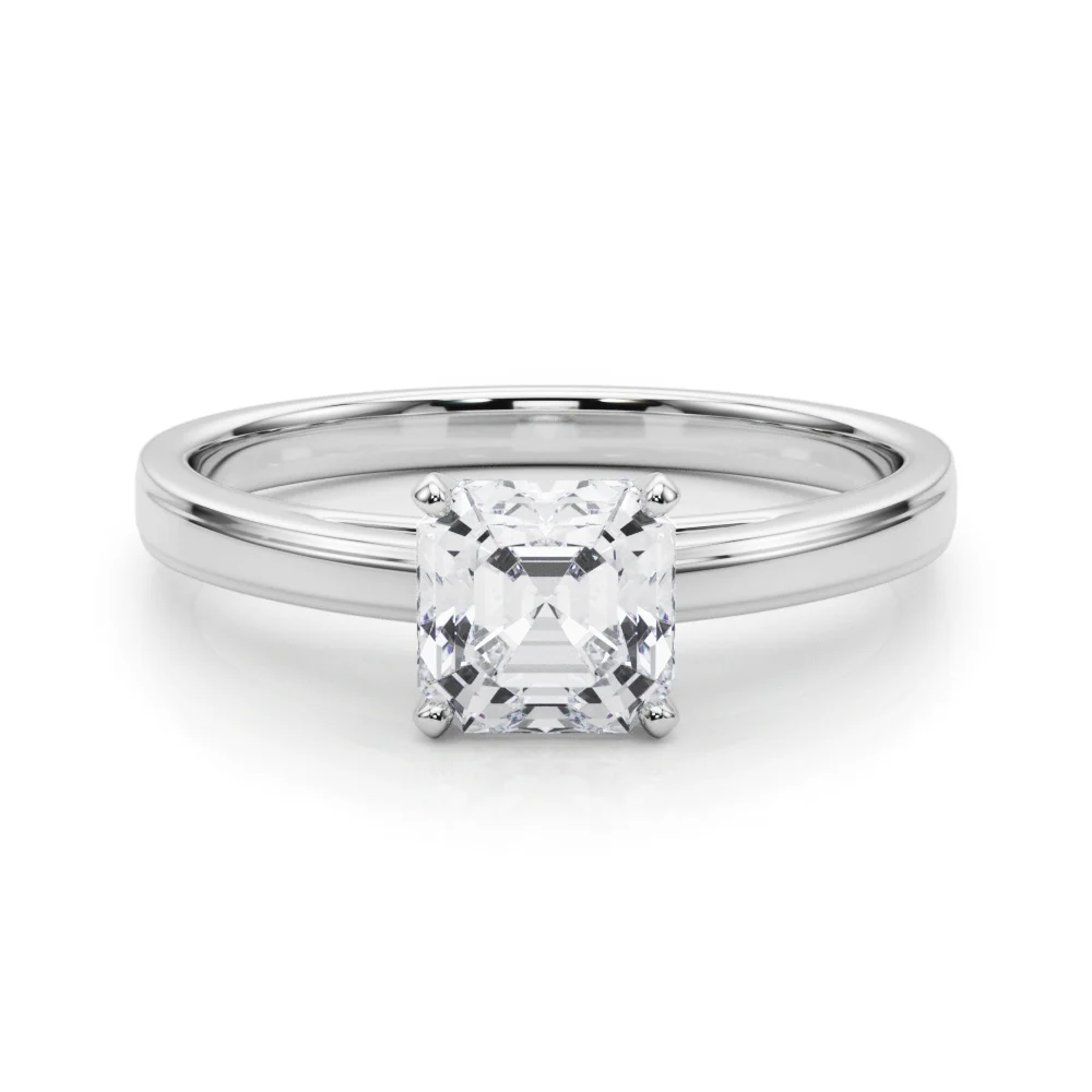 Classic Cathedral Style Peg Head Engagement Ring - Image 21
