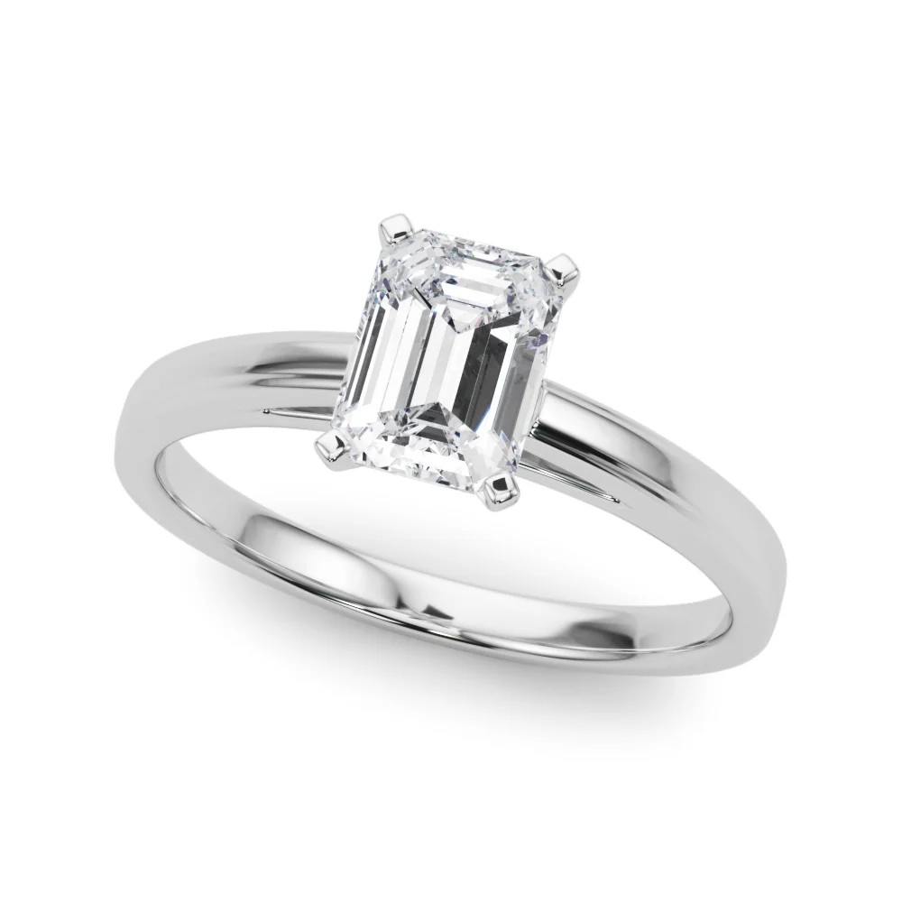 Classic Cathedral Style Peg Head Engagement Ring - Image 3