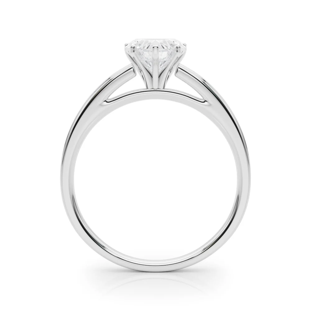 Classic Cathedral Style Peg Head Engagement Ring - Image 14