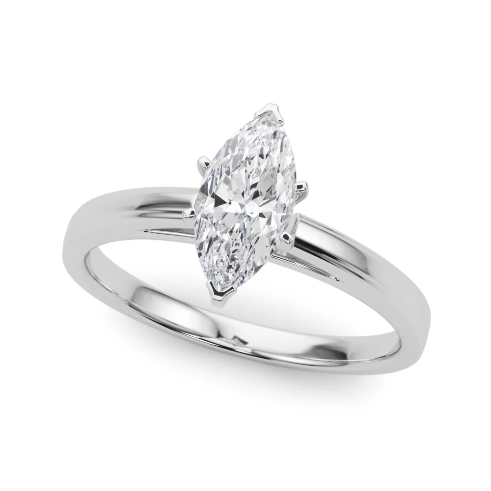 Classic Cathedral Style Peg Head Engagement Ring - Image 5