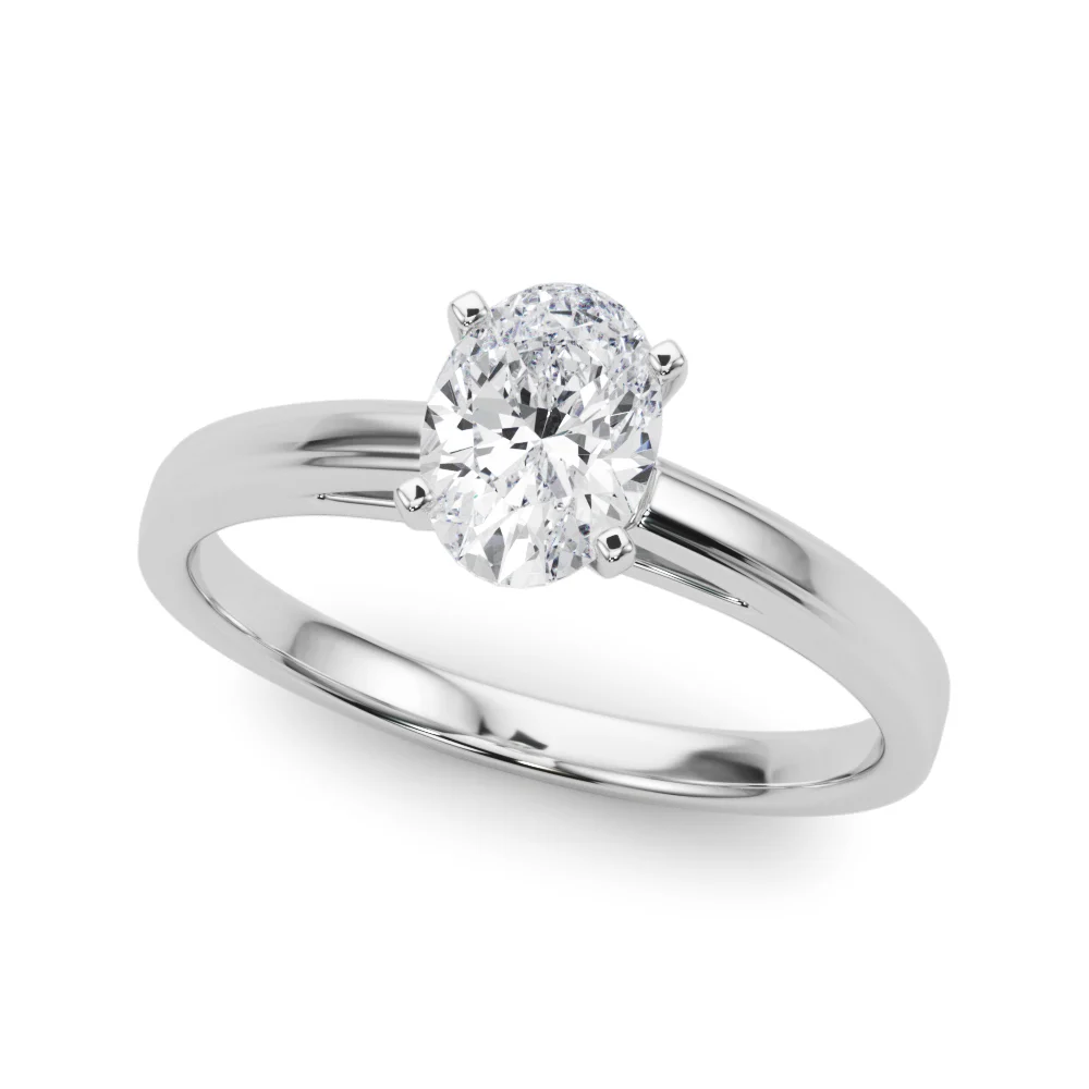 Classic Cathedral Style Peg Head Engagement Ring - Image 6