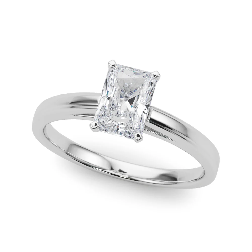 Classic Cathedral Style Peg Head Engagement Ring - Image 8
