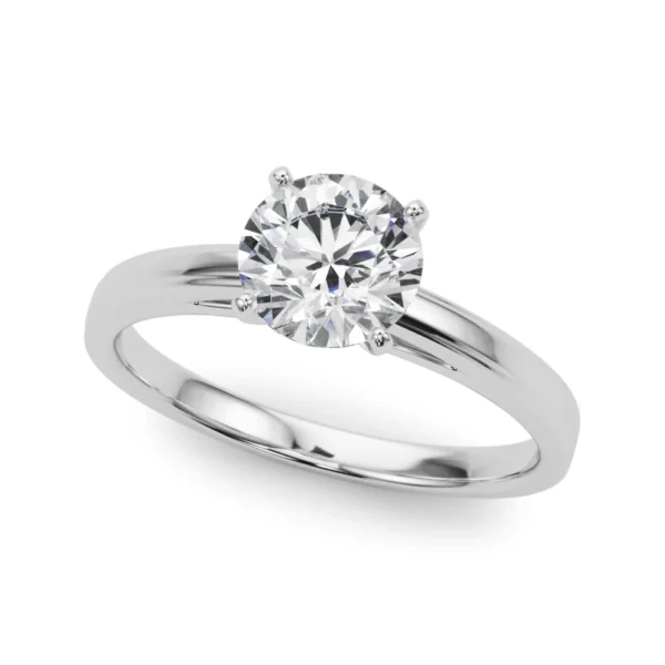 Classic Cathedral Style Peg Head Engagement Ring