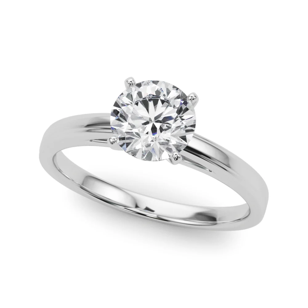 Classic Cathedral Style Peg Head Engagement Ring - Image 9