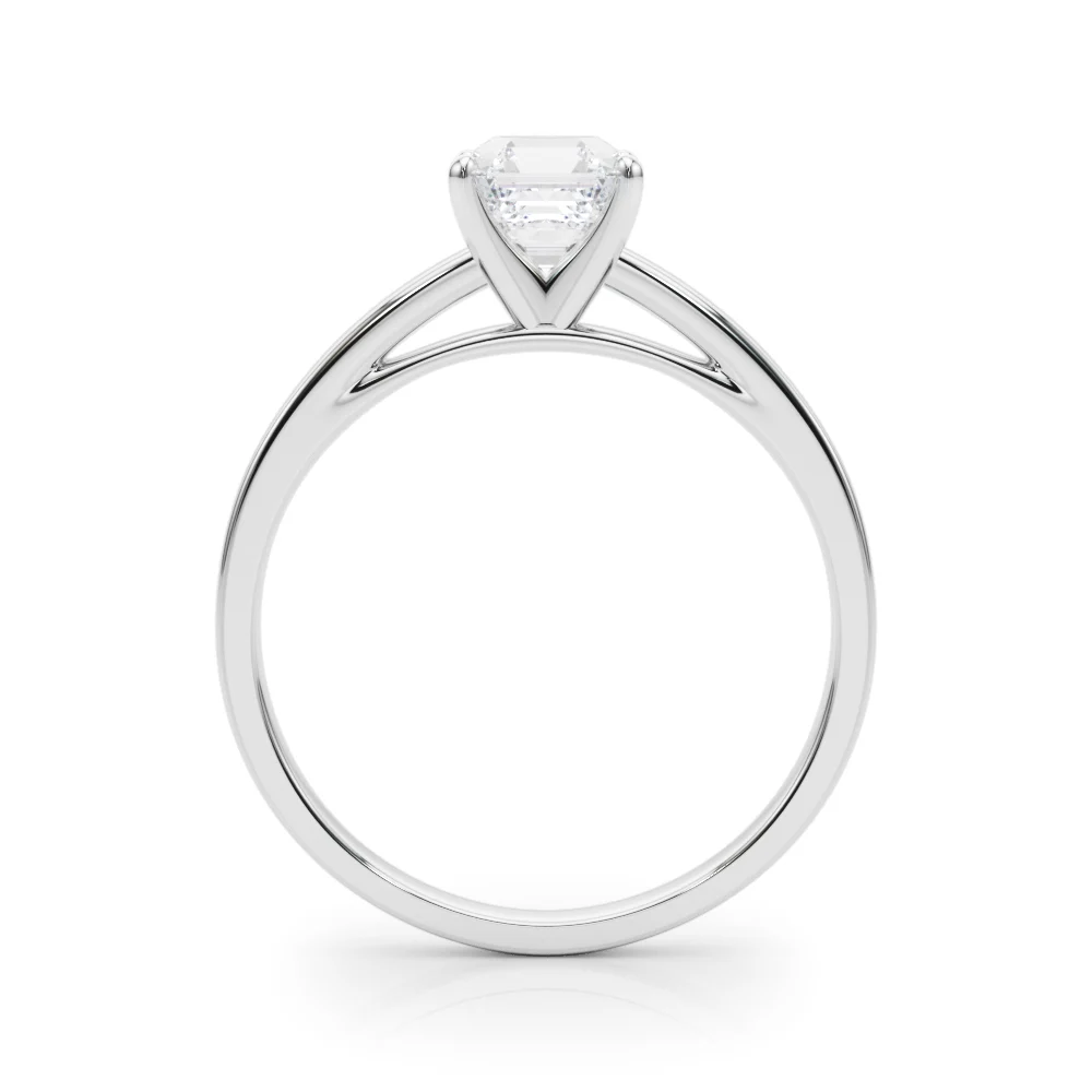 Classic Plain Cathedral Engagement Ring - Image 11