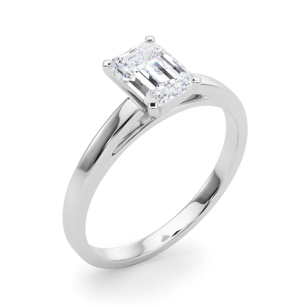 Classic Plain Cathedral Engagement Ring - Image 33