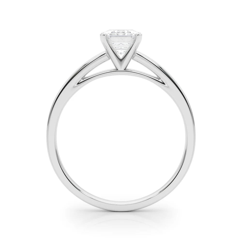 Classic Plain Cathedral Engagement Ring - Image 13