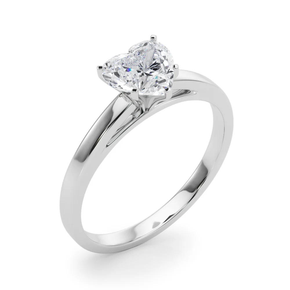 Classic Plain Cathedral Engagement Ring - Image 34