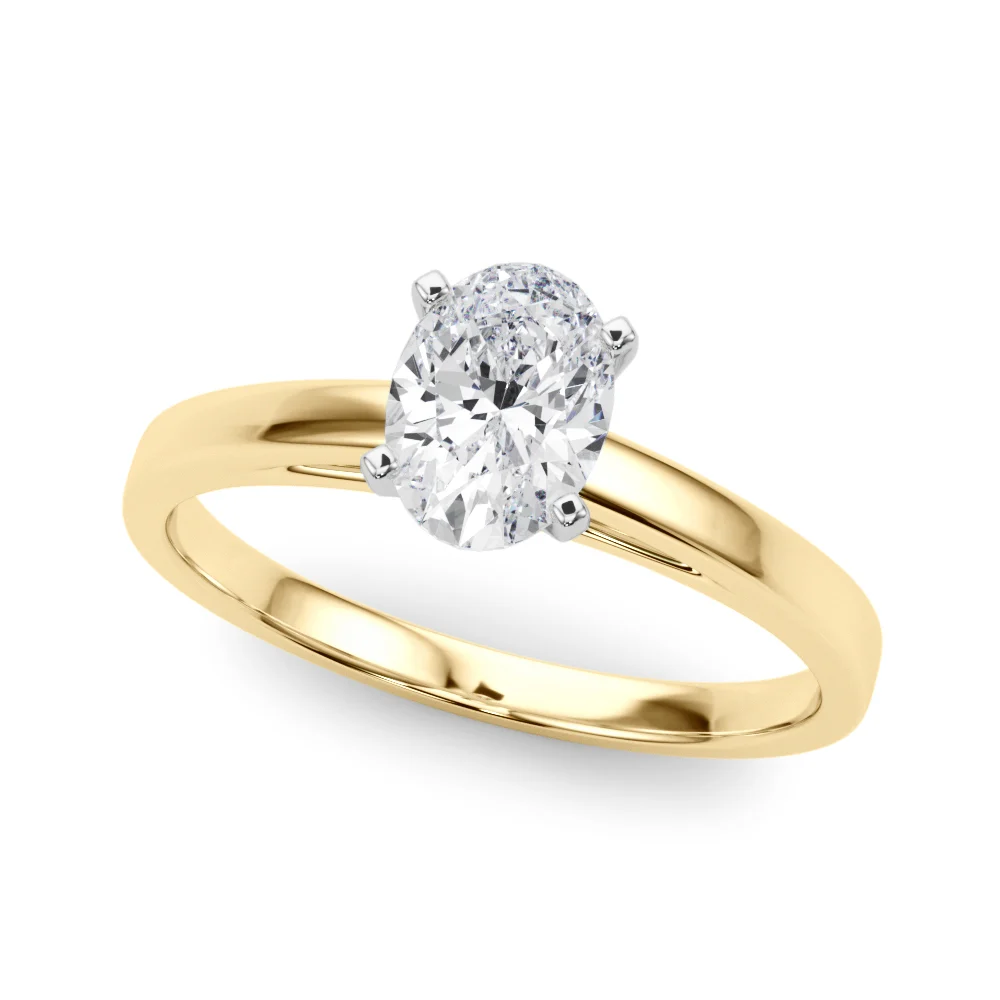 Classic Plain Cathedral Engagement Ring - Image 46