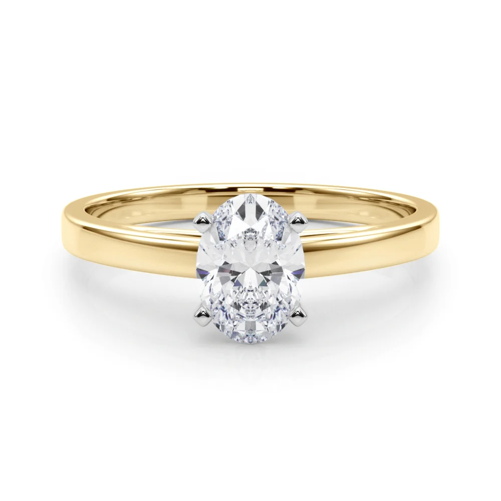 Classic Plain Cathedral Engagement Ring - Image 66