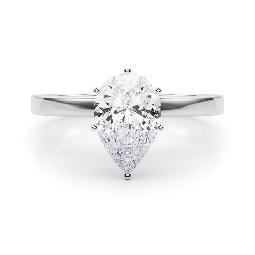 Classic Plain Cathedral Engagement Ring - Image 27