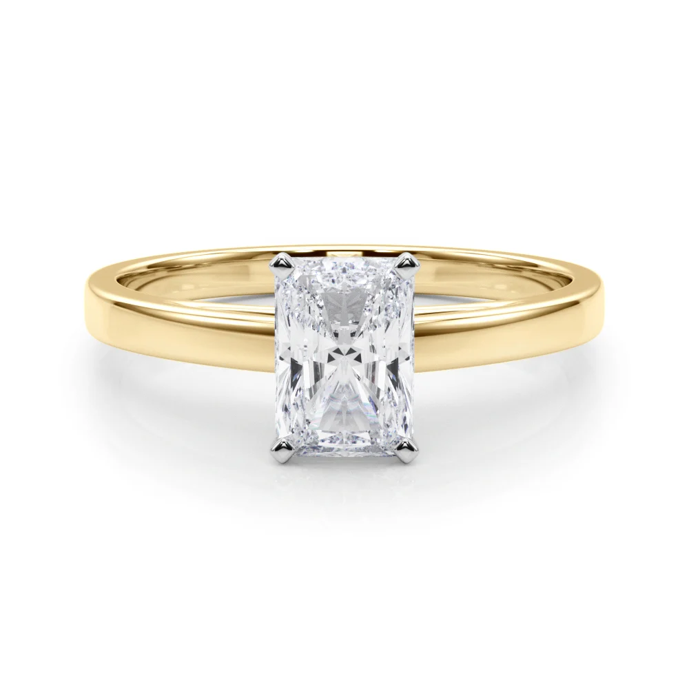 Classic Plain Cathedral Engagement Ring - Image 68