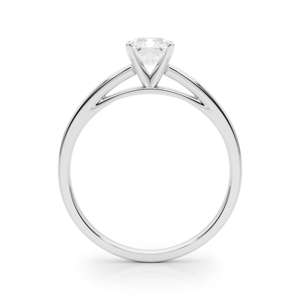 Classic Plain Cathedral Engagement Ring - Image 18