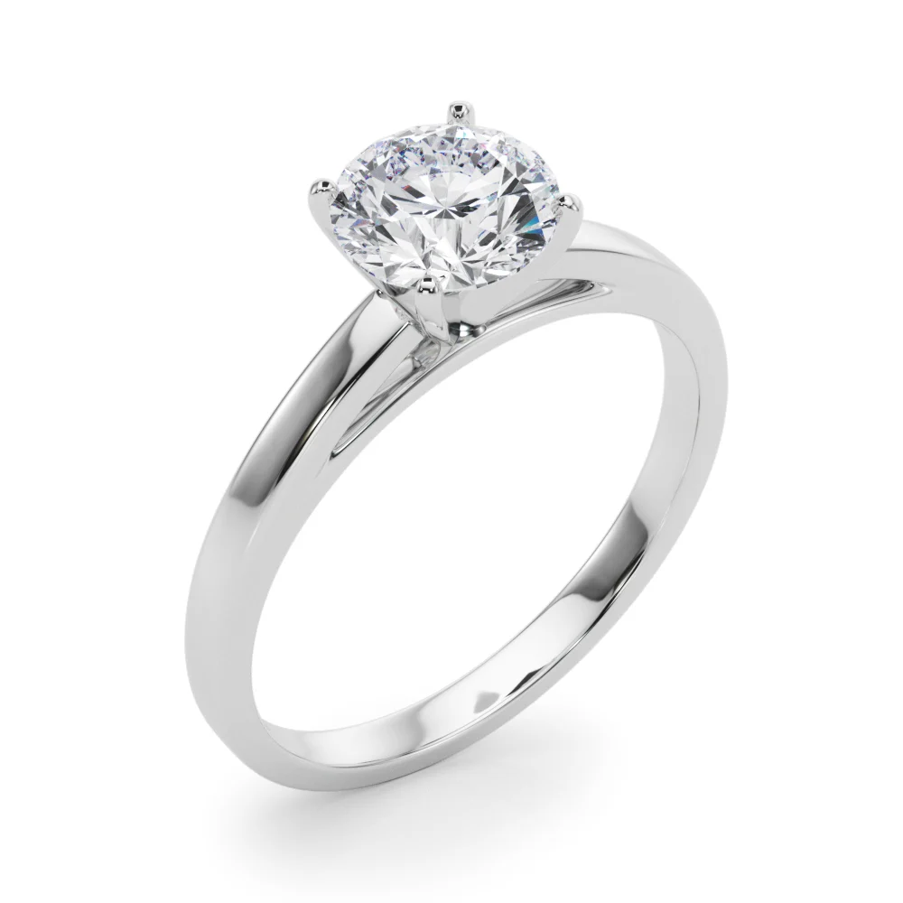 Classic Plain Cathedral Engagement Ring - Image 39