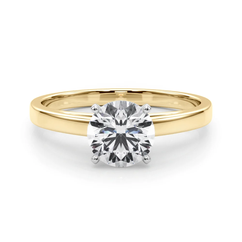 Classic Plain Cathedral Engagement Ring - Image 69