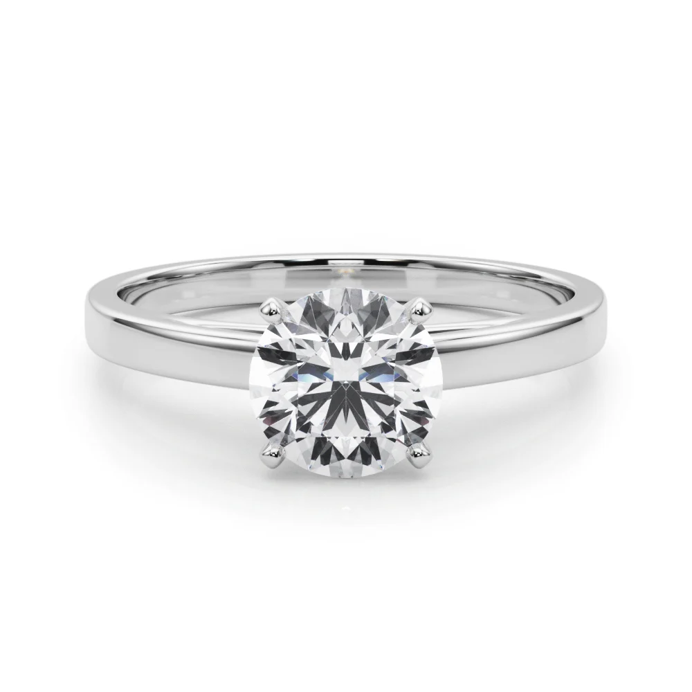 Classic Plain Cathedral Engagement Ring - Image 29