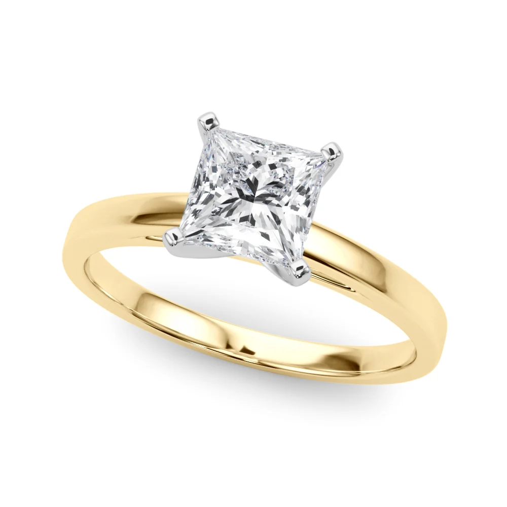 Classic Plain Cathedral Engagement Ring - Image 50