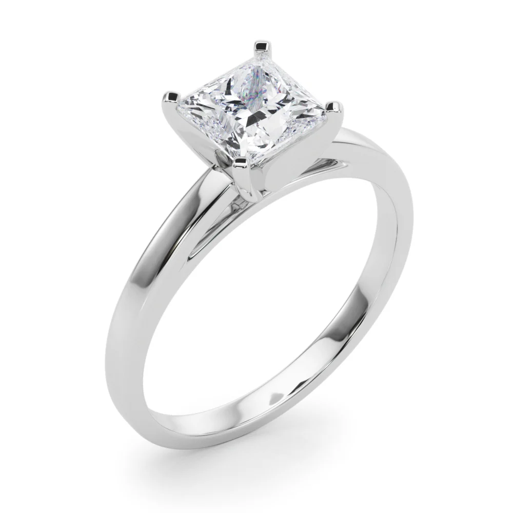 Classic Plain Cathedral Engagement Ring - Image 40