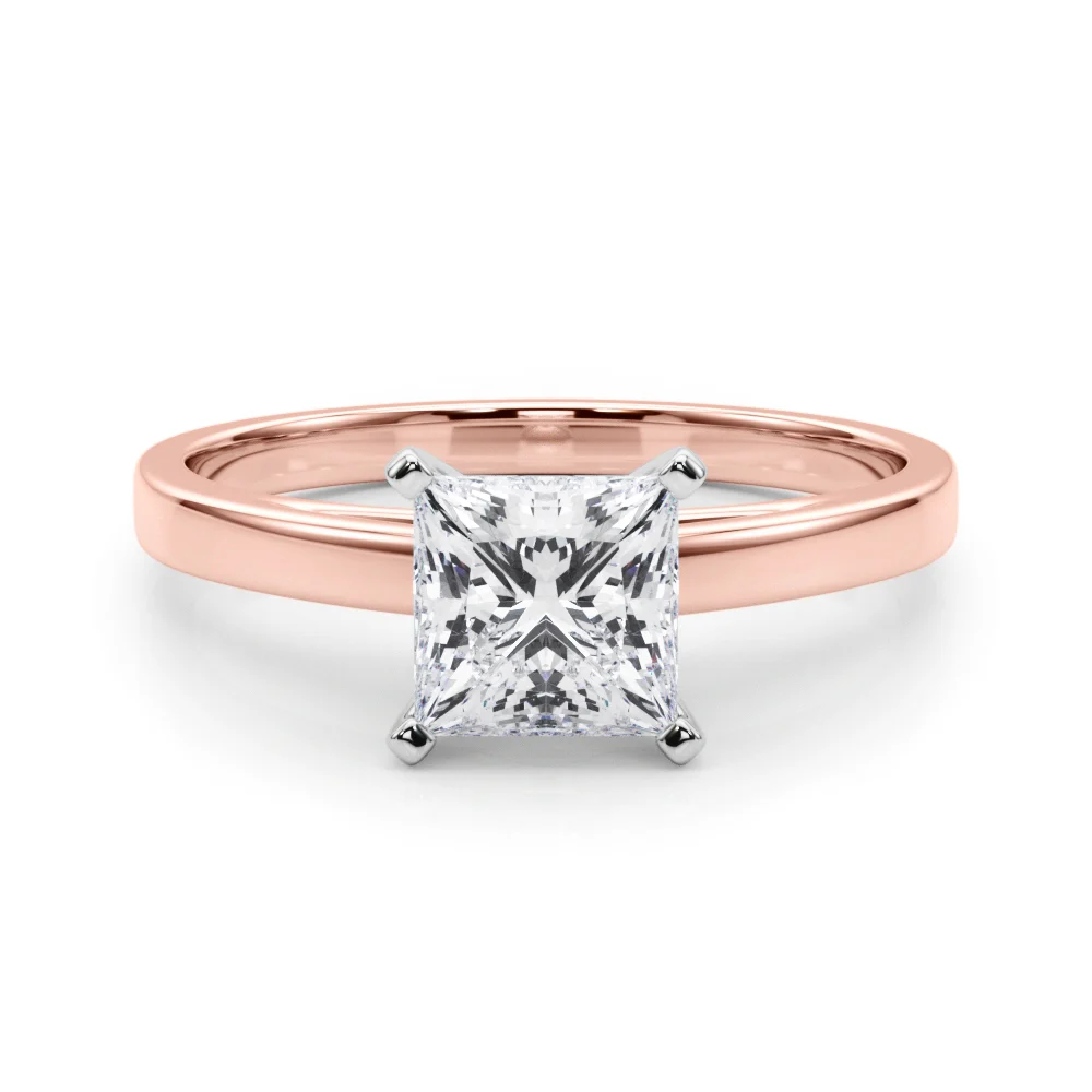 Classic Plain Cathedral Engagement Ring - Image 110