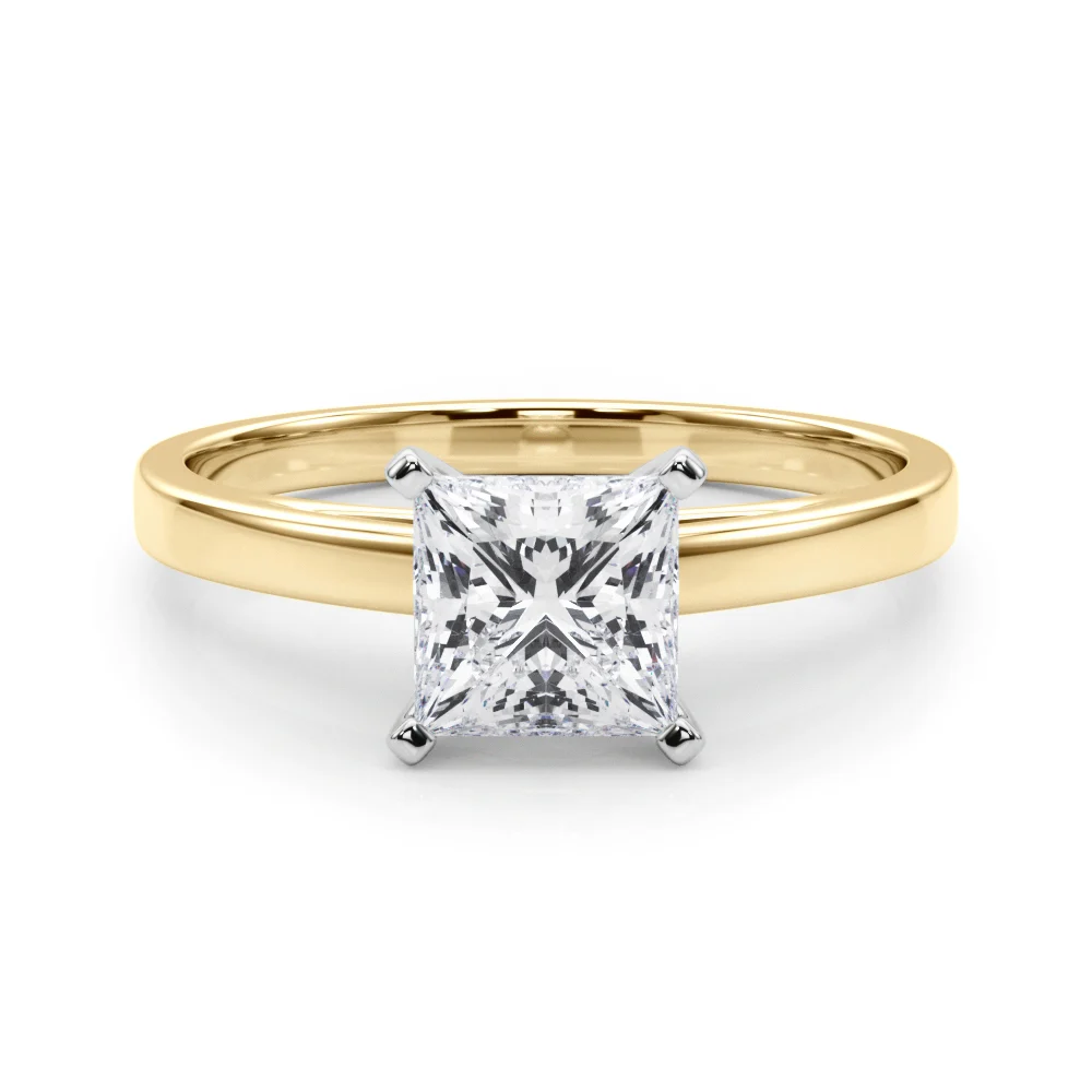 Classic Plain Cathedral Engagement Ring - Image 70