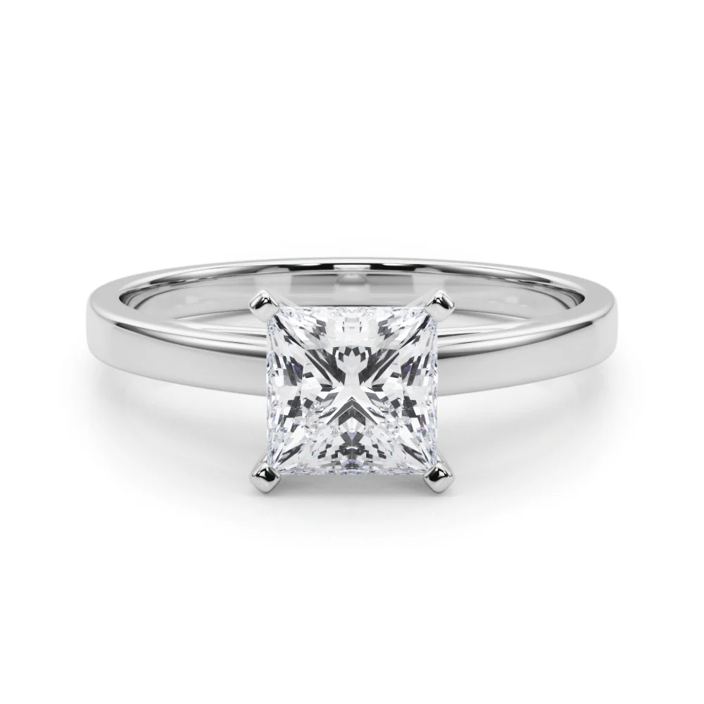 Classic Plain Cathedral Engagement Ring - Image 30
