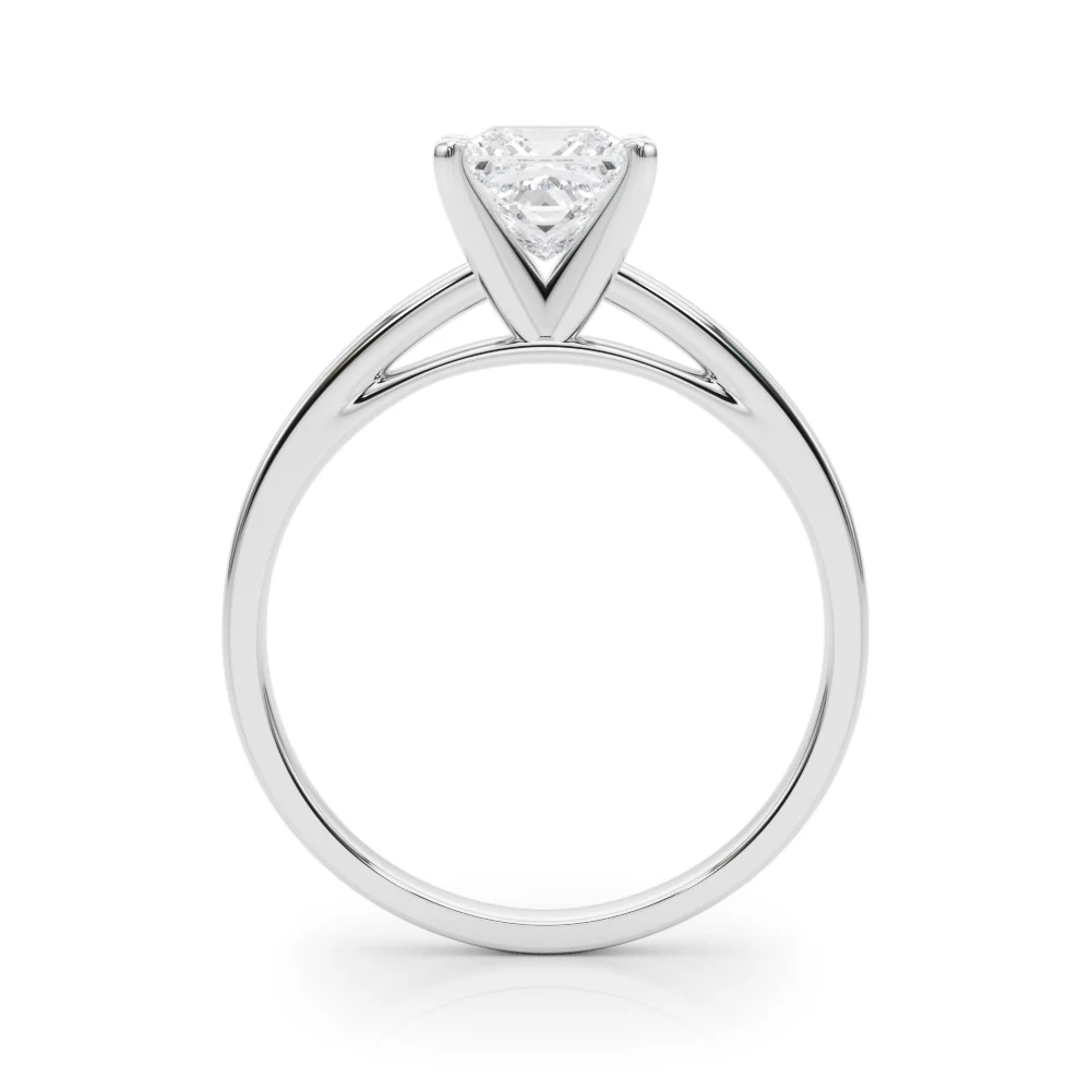 Classic Plain Cathedral Engagement Ring - Image 20