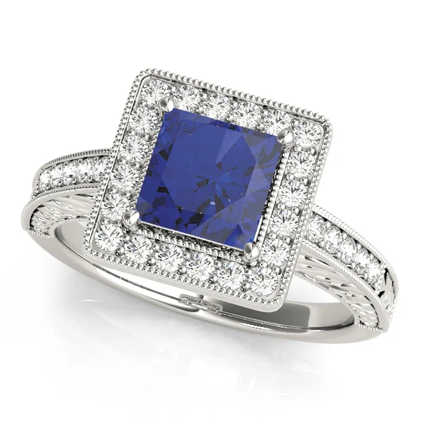 ENGAGEMENT RINGS HALO SQUARE & CUS - Image 13