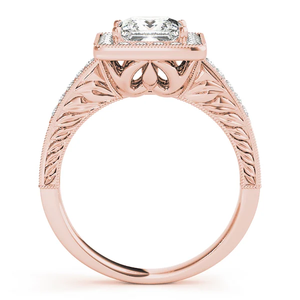 ENGAGEMENT RINGS HALO SQUARE & CUS - Image 10
