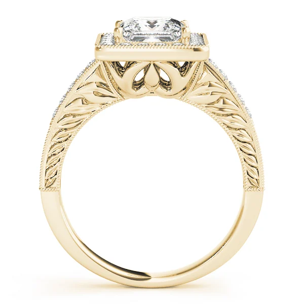 ENGAGEMENT RINGS HALO SQUARE & CUS - Image 6