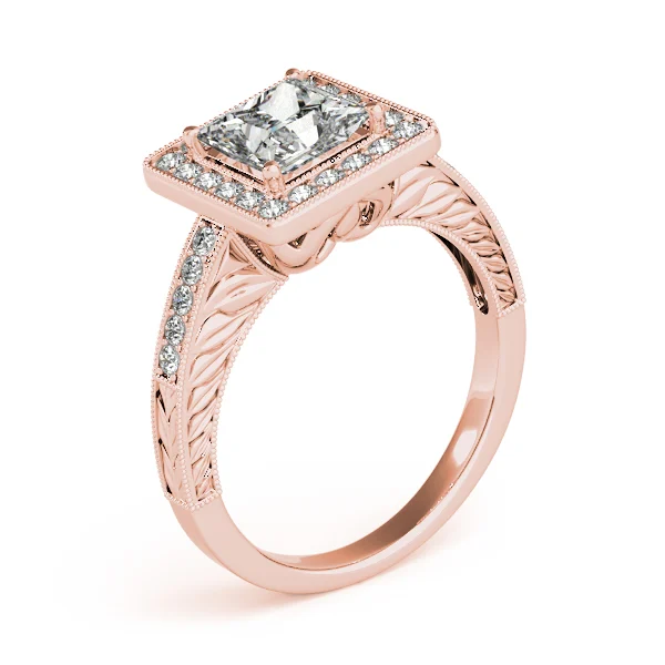 ENGAGEMENT RINGS HALO SQUARE & CUS - Image 11