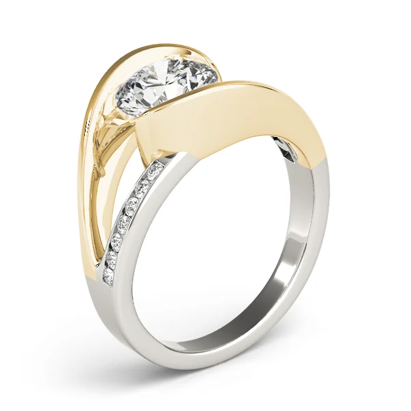 Bypass Split Shank Engagement Ring - Image 8