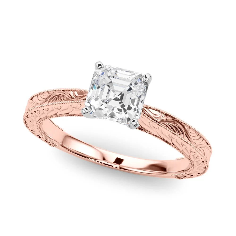 Vintage-inspired Milgrain Engagement Ring - Image 97