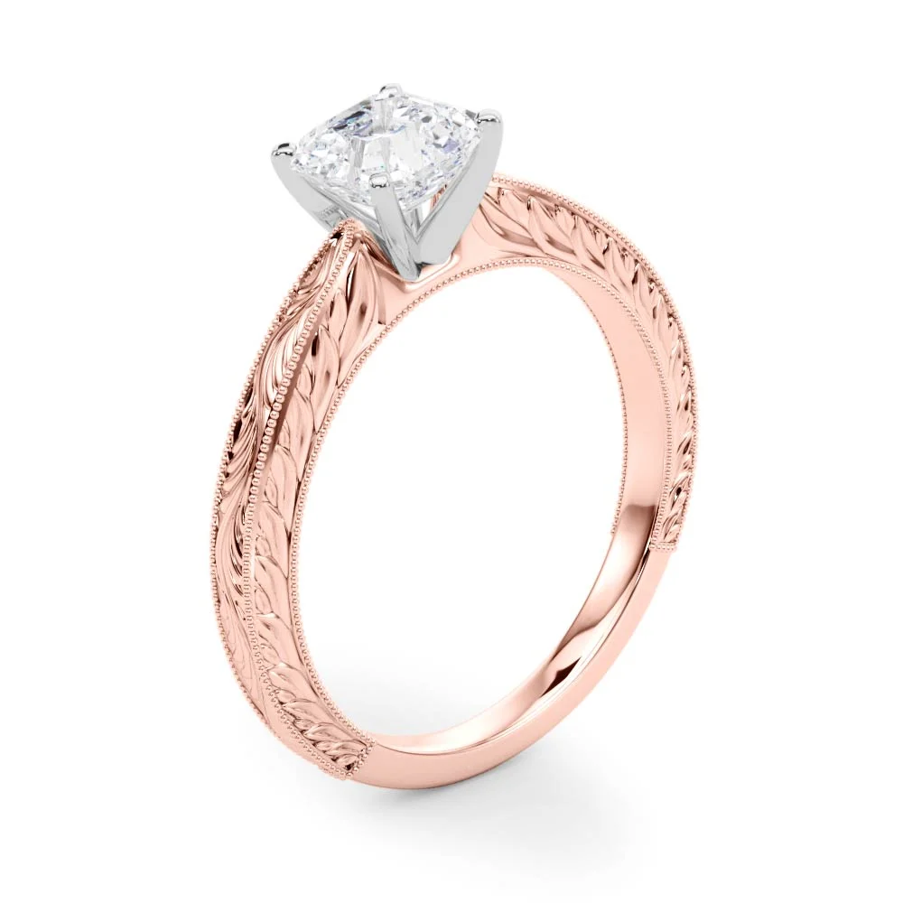 Vintage-inspired Milgrain Engagement Ring - Image 127