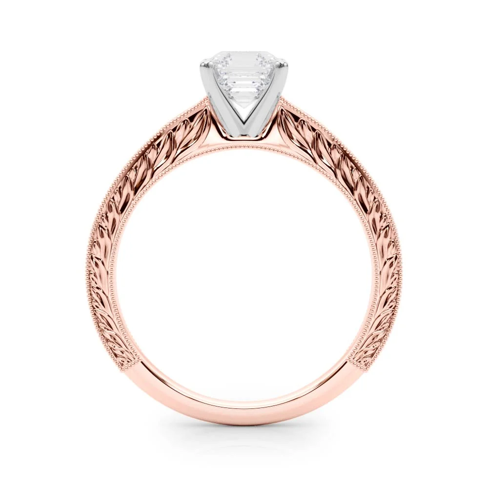 Vintage-inspired Milgrain Engagement Ring - Image 107