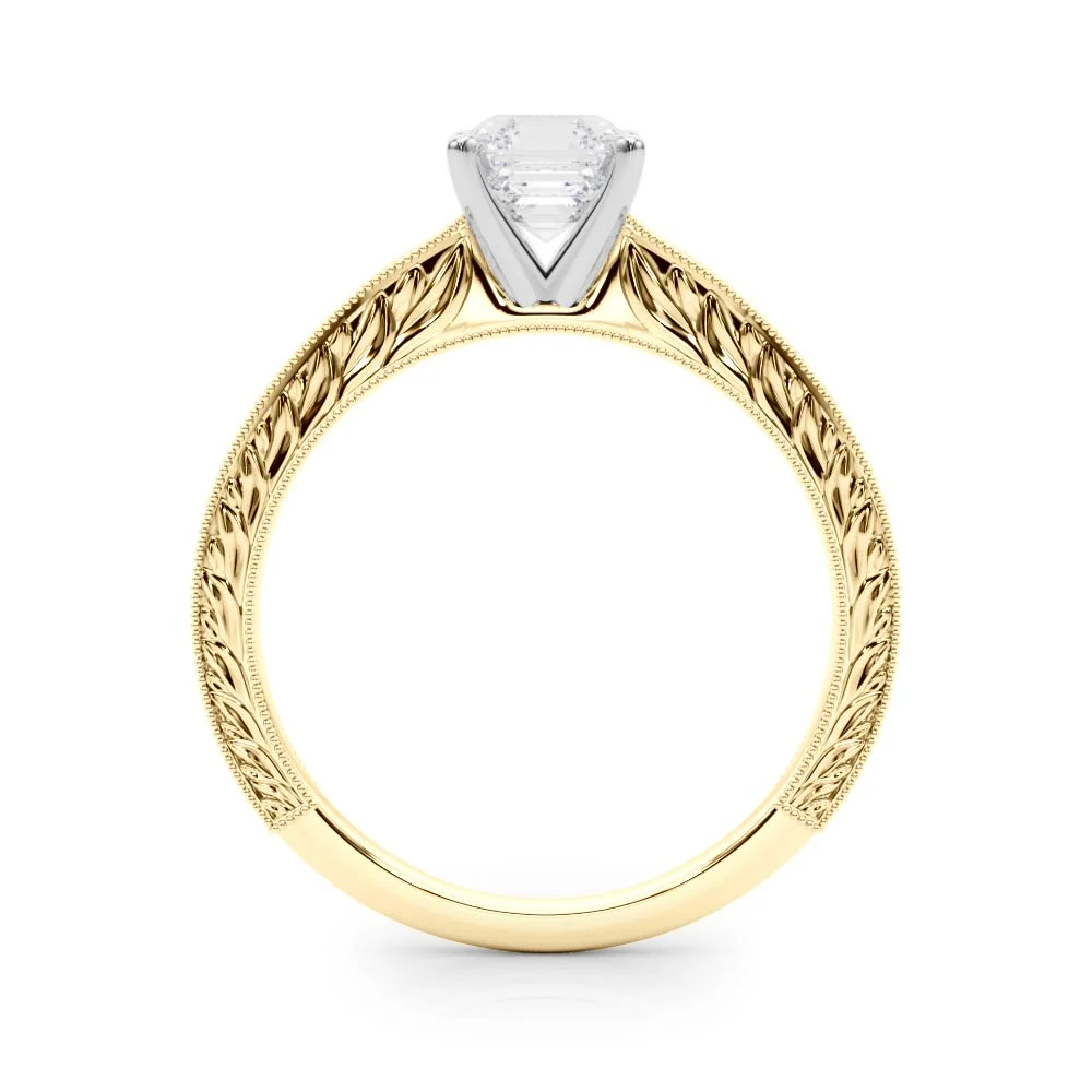 Vintage-inspired Milgrain Engagement Ring - Image 59