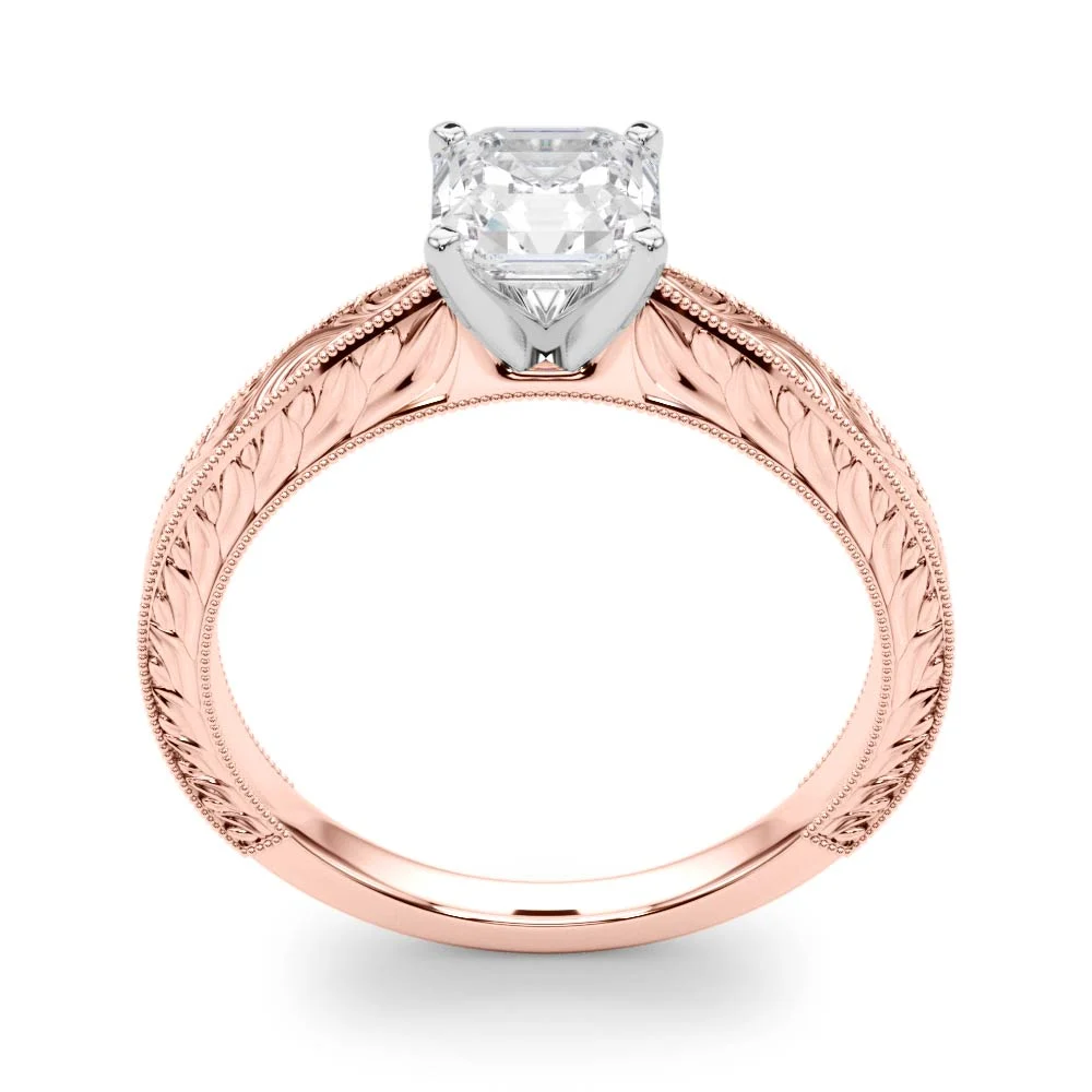 Vintage-inspired Milgrain Engagement Ring - Image 137